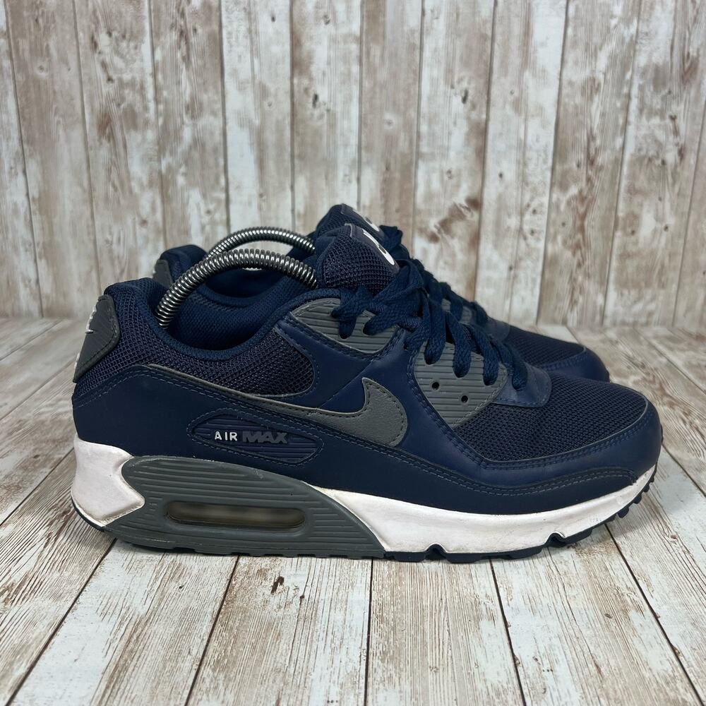 Nike Air Max 90 Sneakers DH4095 400 Obsidian Iron Grey White Size‎ 9.5